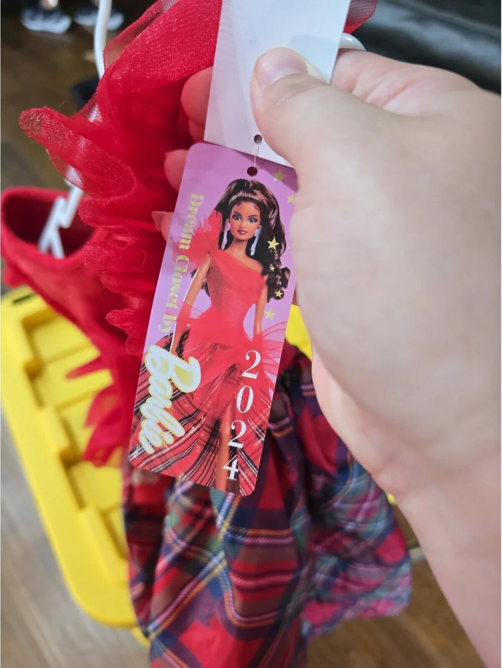3T nwt Barbie christmas Dress 134G8